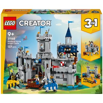 LEGO Creator 31168 3-in-1 Medieval Horse Knight Castle Set