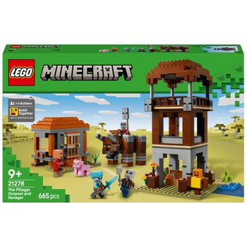 LEGO Minecraft 21278 The Pillager Outpost and Ravager Set