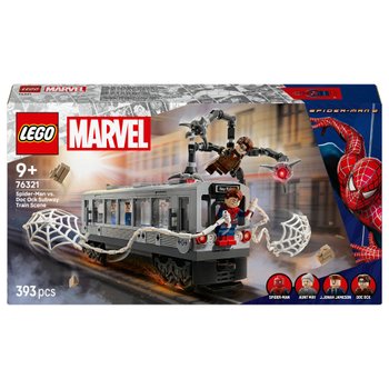 LEGO Marvel 76321 Spider-Man vs. Doc Ock Subway Train Scene Set