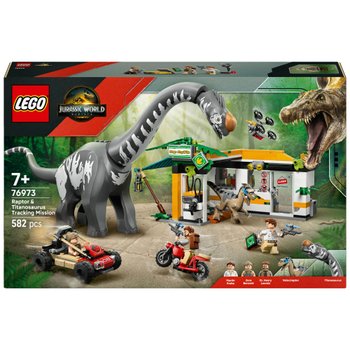 LEGO Jurassic World 76973 Raptor & Titanosaurus Tracking Mission Set