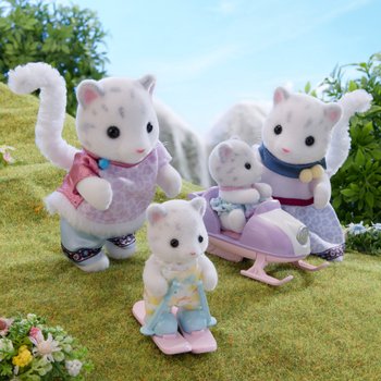 Sylvanian Families Figuren De Sneeuwluipaardfamilie