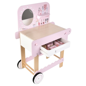 Dimples Wooden Vanity Cart