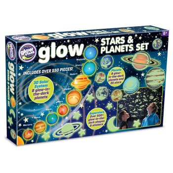 Glowstars Stars and Planets 550+ Piece Pack