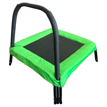 Toddler Trampoline with Handle Green