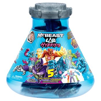 MrBeast Lab Hybrids Hyper Fusion Mix & Match 5 Action Figures Mega Pack Assortment