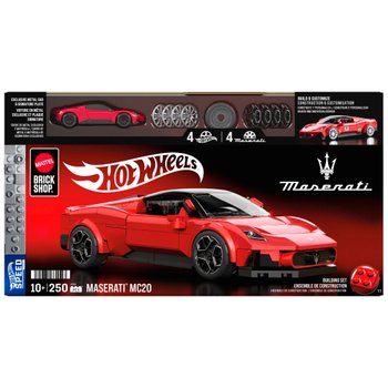 Mattel Brick Shop Hot Wheels Speed Series Maserati MC20 JFR90 Building Set