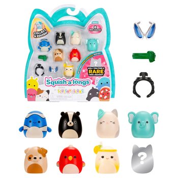 Squishmallows Squish-a-longs Figuren 8er Set mit Ring Serie 3