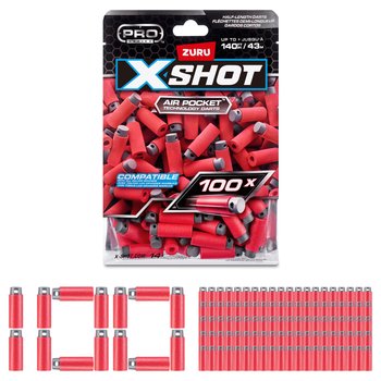 XSHOT by ZURU Pro Series Half-Length Darts Refill Pack (100 Darts)