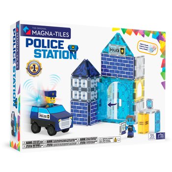 Magna-Tiles Construction Set Police Station 35 Pieces