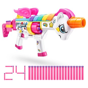 XSHOT by ZURU Big Rizz Blastercorn Blaster with 24 Darts