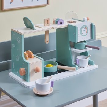 Kitchen Corner Wooden Coffee Machine Playset
