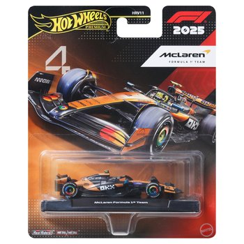 Hot Wheels Premium 2025 Formula 1 Diecast Cars McLaren F1 Team (No. 4) 1:64 Scale