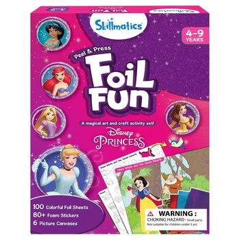 Skillmatics Disney Princess Peel & Press Foil Fun Set