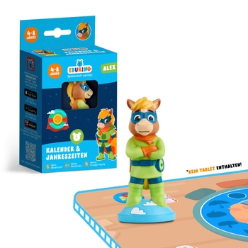 Edurino Figur Hero Alex Kalender & Jahreszeiten für Lernapp und Vorschulübungen