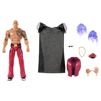 WWE Elite Collection X Street Fighter Action Figures The Rock Final Boss as M.Bison