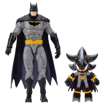 DC x Sonic the Hedgehog Action Figures 2 Pack Shadow and Batman