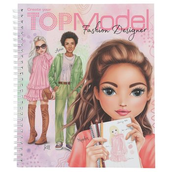 TOPModel Colouring Pages Book Fashion Designer
