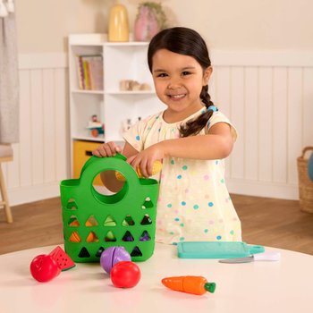 Battat Play Food Set Market Chop & Prep 35 Pieces