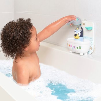 Tomy Toomies Bath Toy Shower and Scrub Bluey