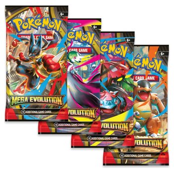 Pokémon Trading Card Game (TCG): Mega Evolution Booster Pack Assortment
