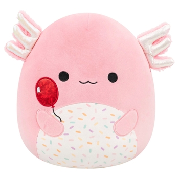 Original Squishmallows Plush Archie the Pink Axolotl 30cm