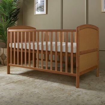 Baby Elegance Heuston Cot Bed Rattan