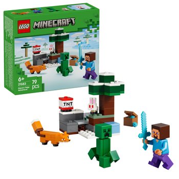 LEGO Minecraft 21583 Steve's Taiga Adventure Set