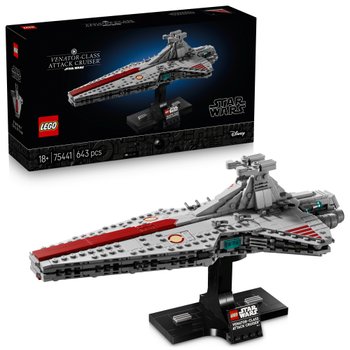 LEGO Star Wars 75441 Venator-Class Attack Cruiser Set for Adults
