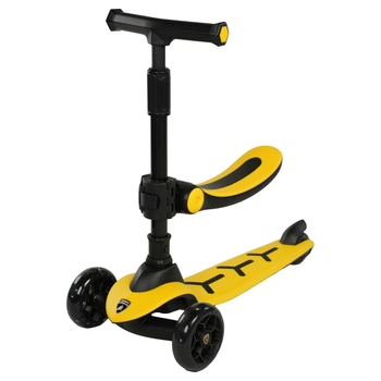 Automobili LED Lamborghini 2-in-1 Scooter Yellow