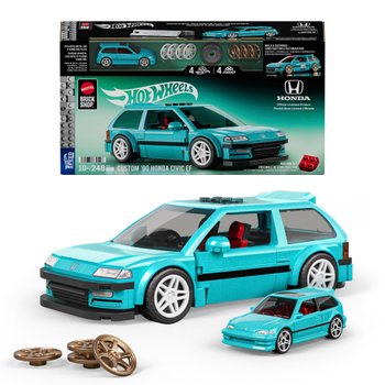 Mattel Brick Shop Hot Wheels Speed Series Custom '90 Honda Civic EF Building Set