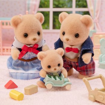 Sylvanian Families Biscuit Bear Family Set