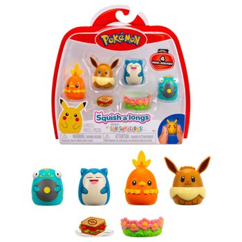 Original Squishmallows Squish-a-Longs Pokémon Mini-Squish 4 Pack Eevee
