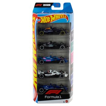 Hot Wheels 1:64 Formula 1 2025 Race Team Die-Cast Cars 5 Pack