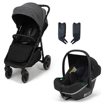 Zummi Zip Stroller Grey & EnfaSafe Car Seat & Zummi Car Seat Adaptors