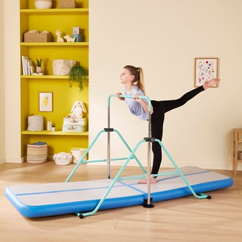 Play Factory Gymnastic Bar and Gym Mat Bundle