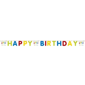 Happy Birthday Streamers Partykette