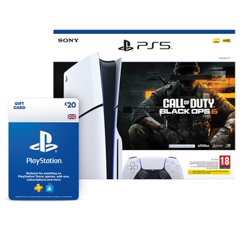 PlayStation 5 Disc Call of Duty: Black Ops 6 Bundle & £20 Wallet Top-Up
