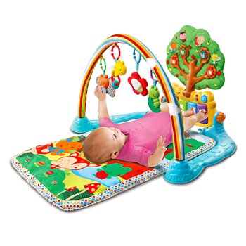VTech Krabbeldecke Musik-Spieldecke mit Spielbogen und Sounds
