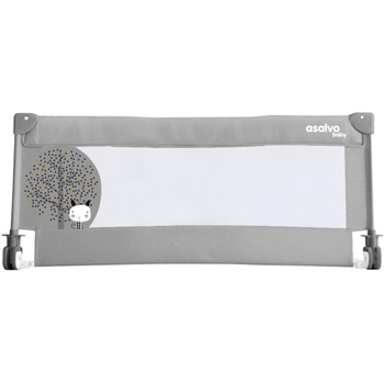 Asalvo Baby Bedhekje Nordic Bear 90 cm grijs