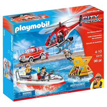 Playmobil - City Action 71193 Caserne de Pompiers Transportable
