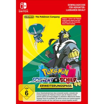 Nintendo Switch Pokémon Schwert und Schild Erweiterungspass Download Code