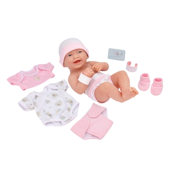 Berenguer Boutique La Newborn Puppe mit Kleidung rosa