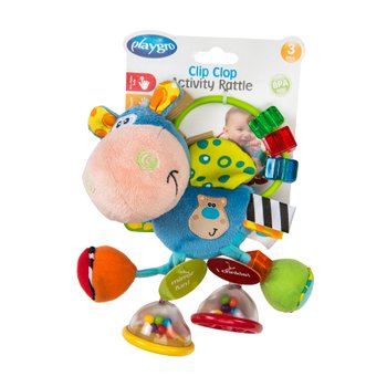 Playgro Clip Clop Activity Rattle Blue