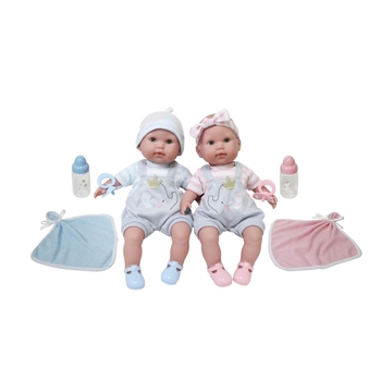 Berenguer Boutique Baby Doll Twins Deluxe Set 38cm