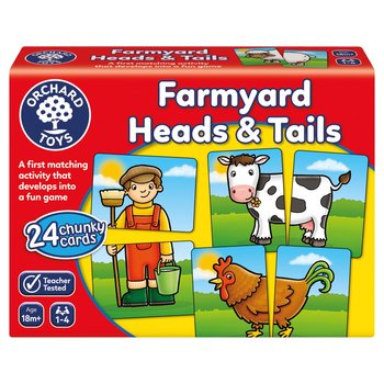 Orchard Toys Educational Game Farmyard Heads & Tails