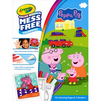 Crayola Color Wonder Ausmalbilder und Wonder Marker Peppa Wutz