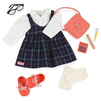 Our Generation Clothes Deluxe School Uniform Perfect Score Doll Outfit