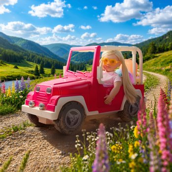Our Generation Vehicle 4x4 Jeep My Way and Highways Accessory
