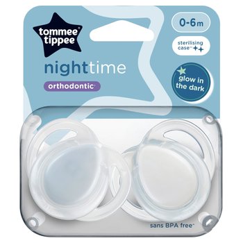 Tommee Tippee - Ensemble 2 Sucettes Orthodontiques 0-6 Mois - Modèle Aléatoire