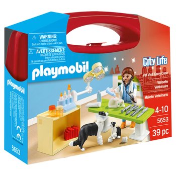 Playmobil -  City Life 5653 Valisette Vétérinaire et Animaux